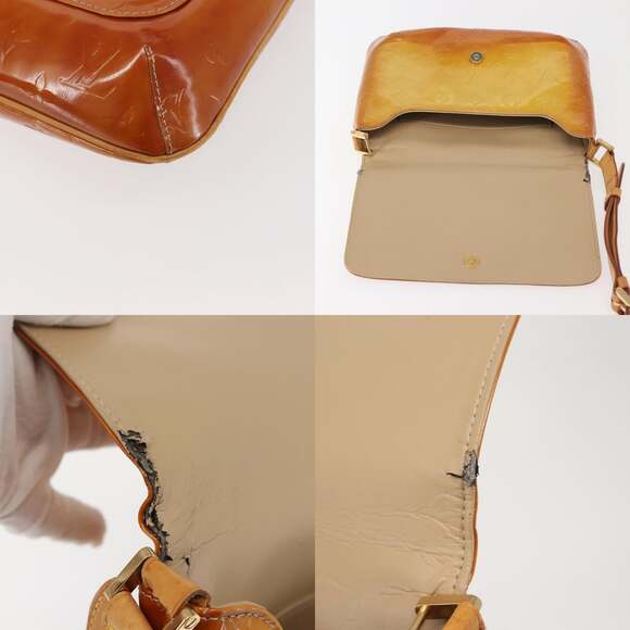 LOUIS VUITTON Monogram Vernis Thompson Street Bag Beige M91301 - Picture 11 of 13